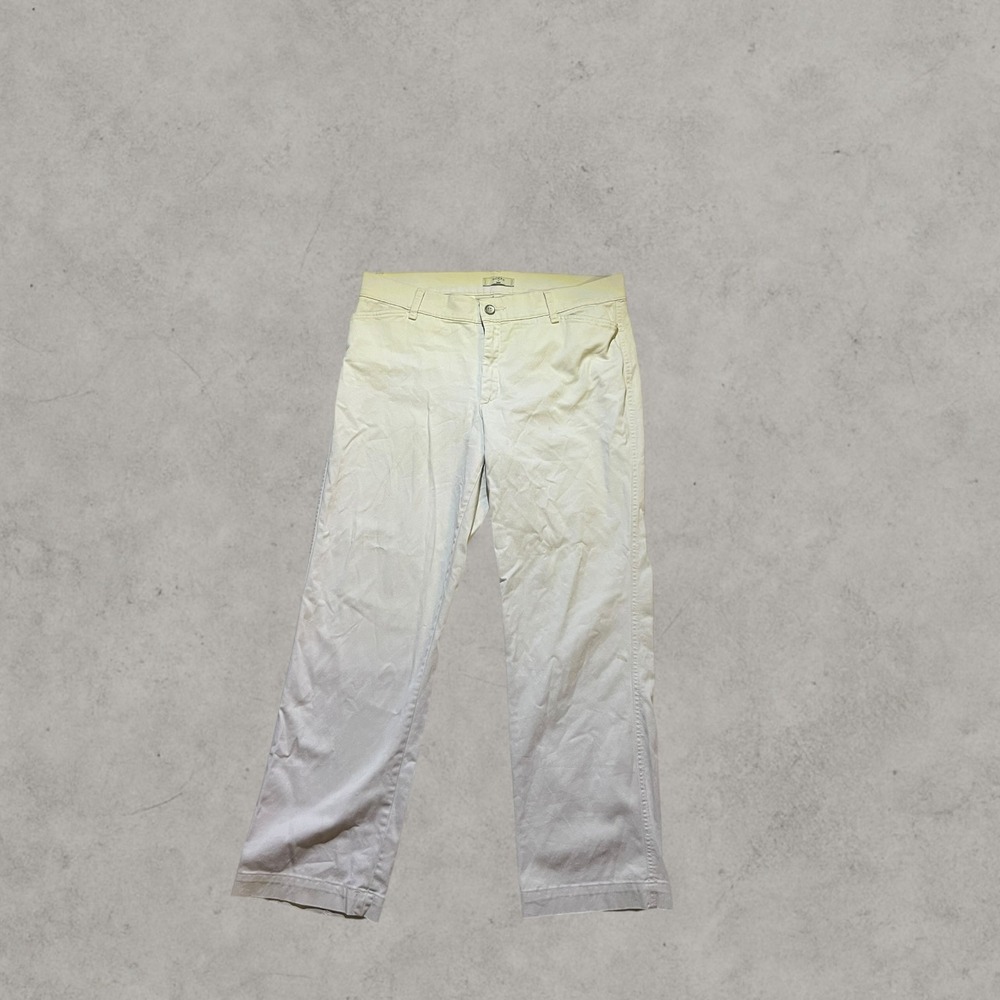 Riders by Lee Womens Khaki Chino Pants Straight Leg Stone W36AP3B Size 18 M